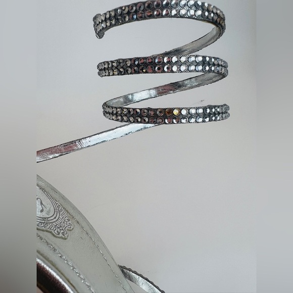 Rene Caovilla Silver crystal sandals Stiletto - Picture 11 of 16